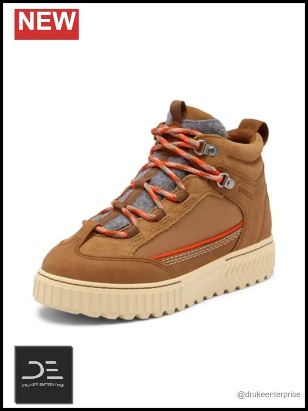Waterproof Lace-Up Snow Boots for Women Calf High Insulated